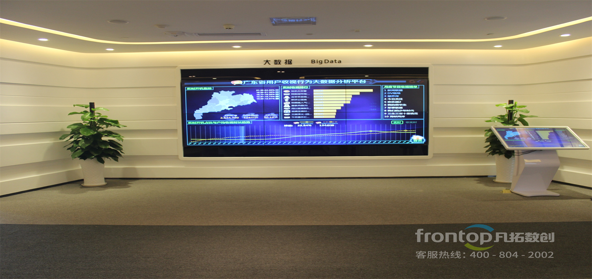 廣東省廣電網(wǎng)絡(luò)數(shù)字展示廳